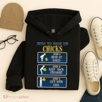 How To Pick Up Chicks Funny Chicken Hoodie thumb 4