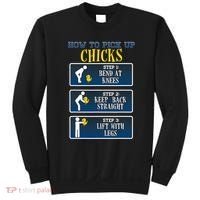 How To Pick Up Chicks Funny Chicken Sweatshirt thumb 0