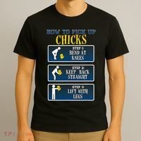 How To Pick Up Chicks Funny Chicken T-Shirt thumb 3