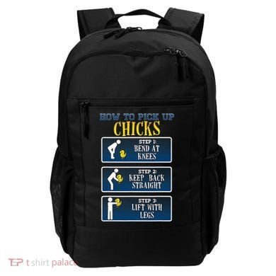 How To Pick Up Chicks Funny Chicken Backpack
