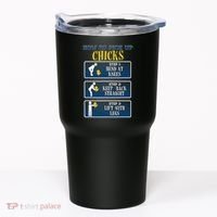How To Pick Up Chicks Funny Chicken Tumbler thumb 0