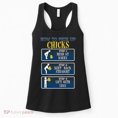 How To Pick Up Chicks Funny Chicken Women's Tank Top