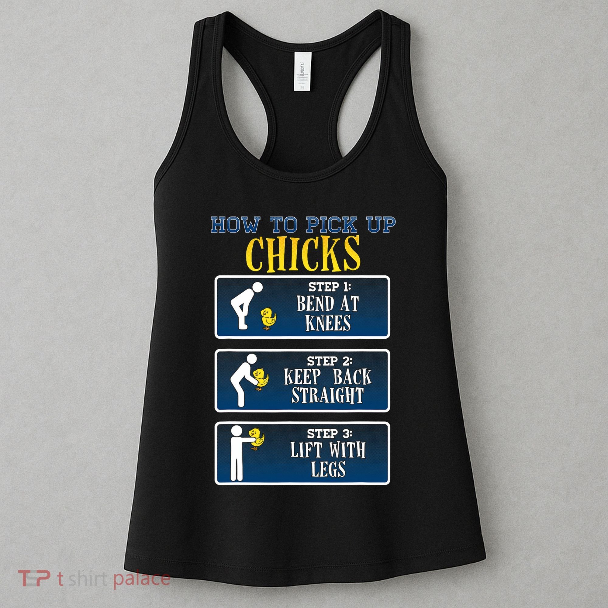 How To Pick Up Chicks Funny Chicken Women's Tank Top
