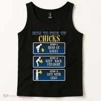 How To Pick Up Chicks Funny Chicken Tank Top thumb 2