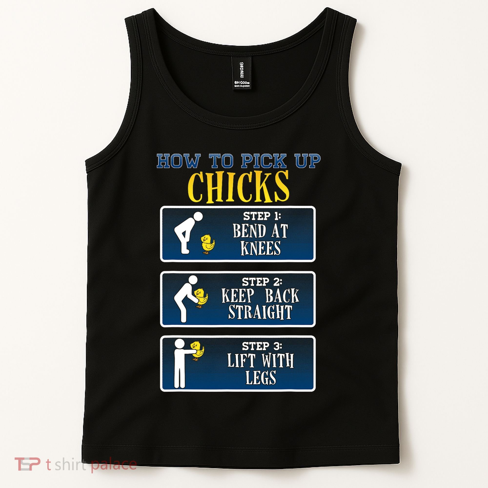 How To Pick Up Chicks Funny Chicken Tank Top