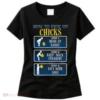 How To Pick Up Chicks Funny Chicken Women's T-Shirt thumb 0