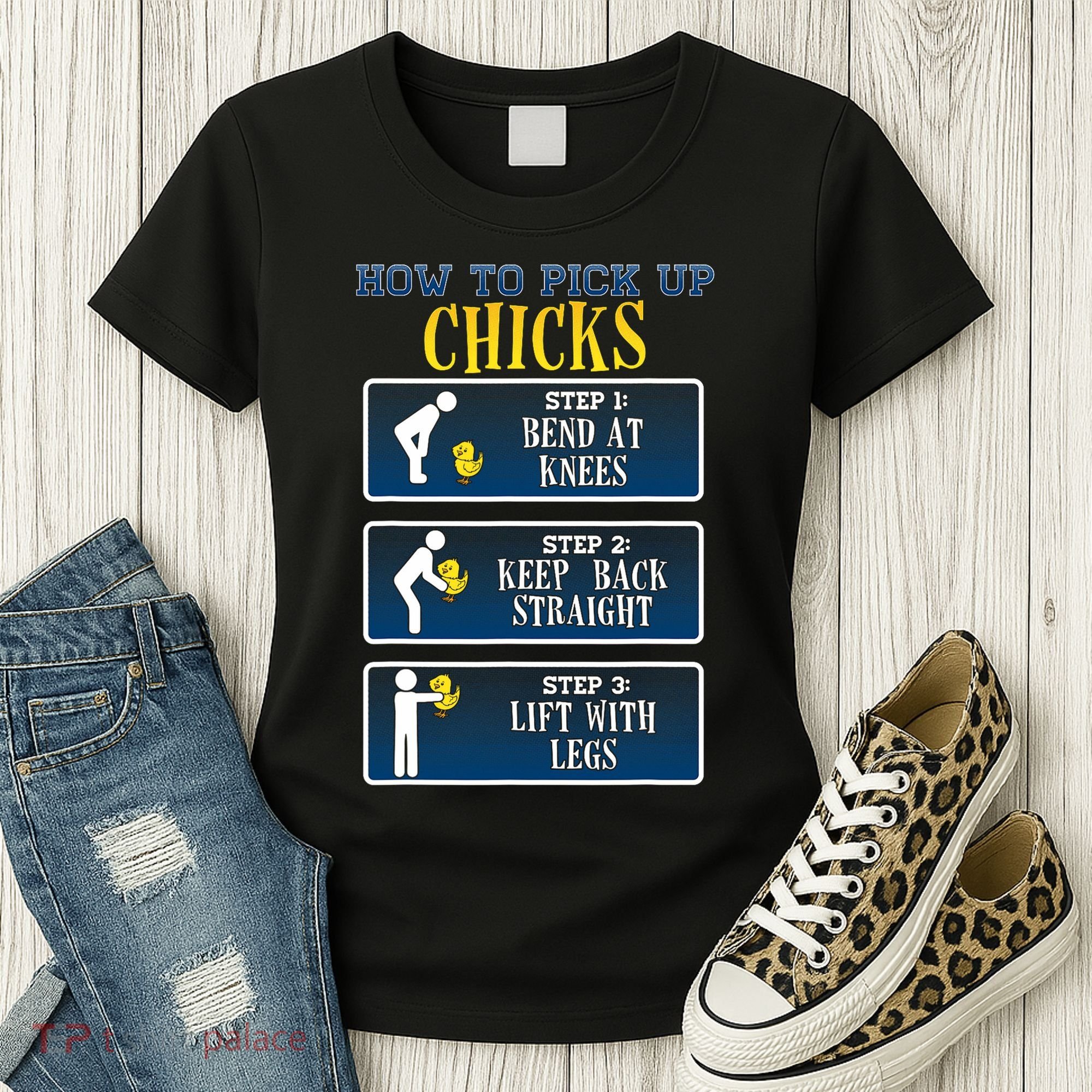 How To Pick Up Chicks Funny Chicken Women's T-Shirt