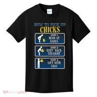 How To Pick Up Chicks Funny Chicken Kids T-Shirt thumb 0