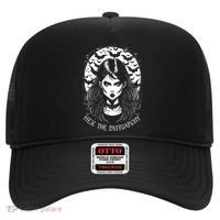 Hex The Patriarchy Feminist Witch Goth Halloween Moon Funny Gift Hat thumb 0