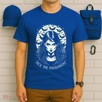 Hex The Patriarchy Feminist Witch Goth Halloween Moon Funny Gift T-Shirt thumb 6