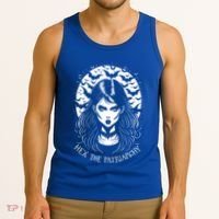 Hex The Patriarchy Feminist Witch Goth Halloween Moon Funny Gift Tank Top thumb 3