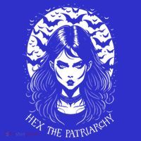 Hex The Patriarchy Feminist Witch Goth Halloween Moon Funny Gift Tank Top thumb 6