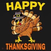 Happy Thanksgiving Pilgrim Turkey Long Sleeve Shirt thumb 2