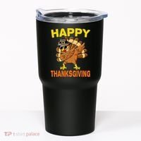 Happy Thanksgiving Pilgrim Turkey Tumbler thumb 0
