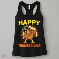 Happy Thanksgiving Pilgrim Turkey Women's Tank Top thumb 3