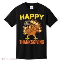 Happy Thanksgiving Pilgrim Turkey Kids T-Shirt thumb 0