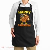 Happy Thanksgiving Pilgrim Turkey Apron thumb 2