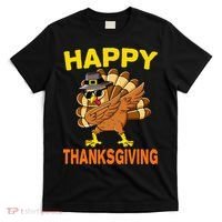 Happy Thanksgiving Pilgrim Turkey T-Shirt thumb 0