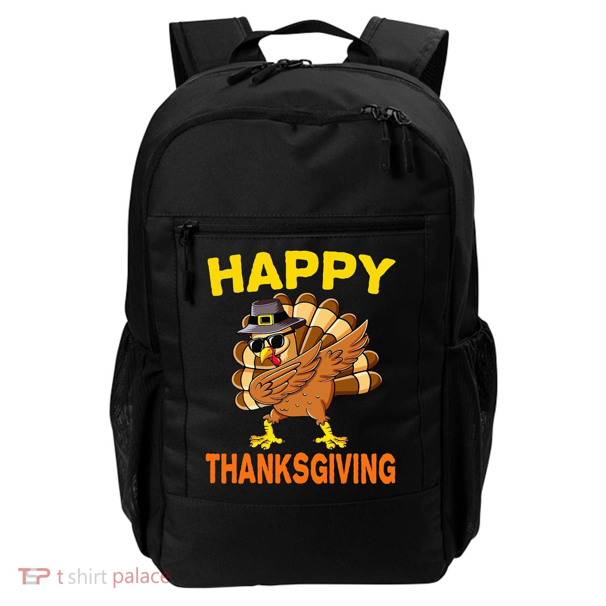 Happy Thanksgiving Pilgrim Turkey Backpack