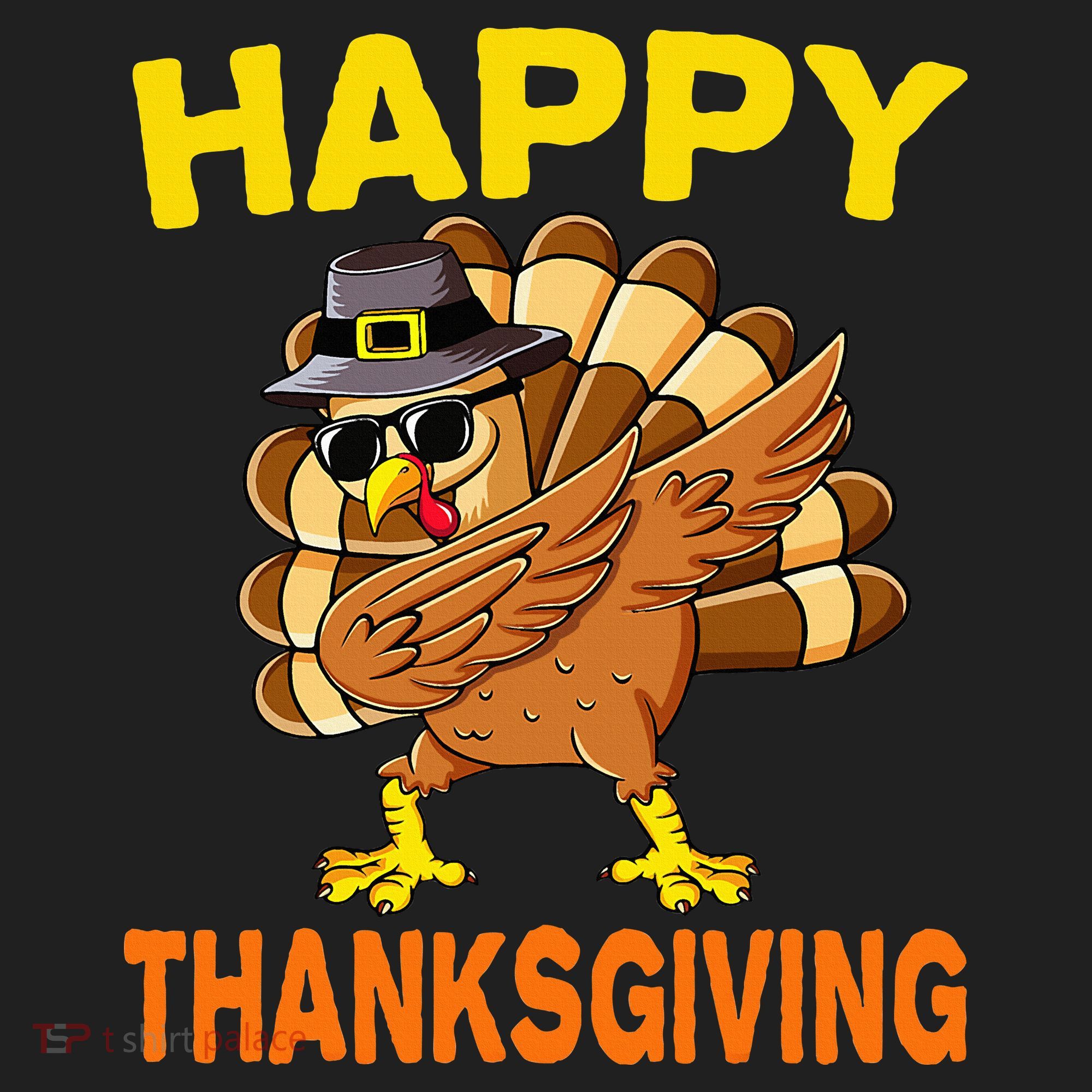 Happy Thanksgiving Pilgrim Turkey Beanie