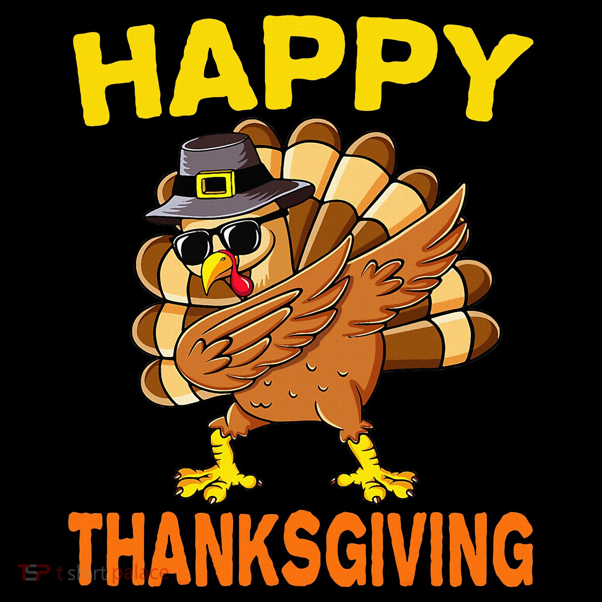 Happy Thanksgiving Pilgrim Turkey Mousepad