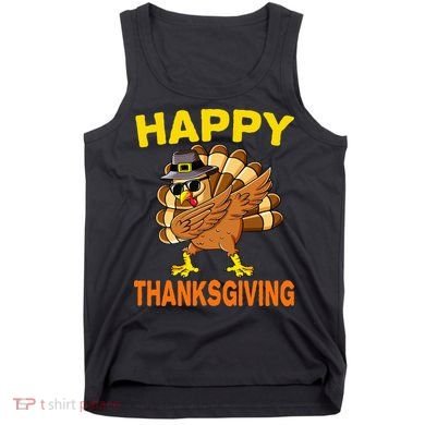 Happy Thanksgiving Pilgrim Turkey Tank Top