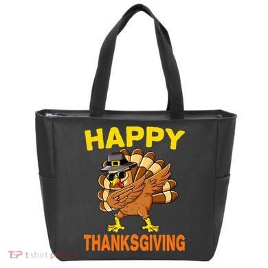 Happy Thanksgiving Pilgrim Turkey Tote Bag