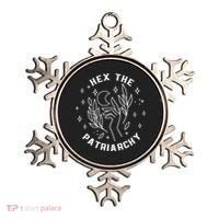 Hex The Patriarchy Shirt Feminist Witch Ornament thumb 0