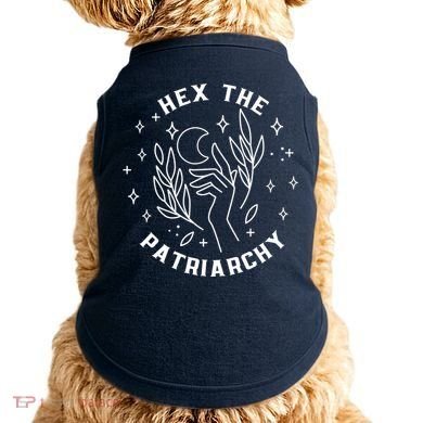Hex The Patriarchy Shirt Feminist Witch Doggie Tank