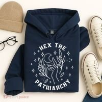 Hex The Patriarchy Shirt Feminist Witch Hoodie thumb 4