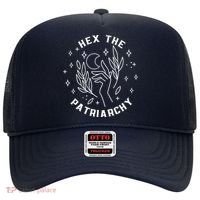 Hex The Patriarchy Shirt Feminist Witch Hat thumb 0