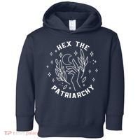 Hex The Patriarchy Shirt Feminist Witch Toddler Hoodie thumb 0