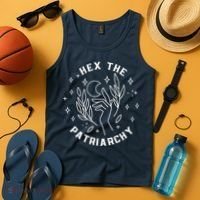 Hex The Patriarchy Shirt Feminist Witch Tank Top thumb 4