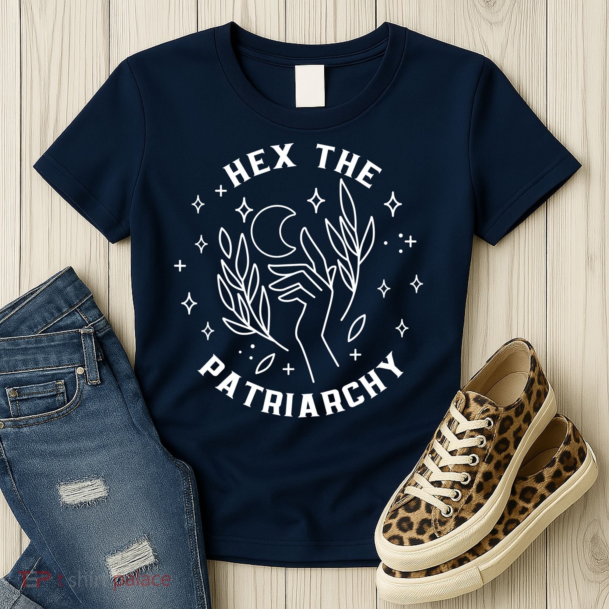 Hex The Patriarchy Shirt Feminist Witch Women's T-Shirt