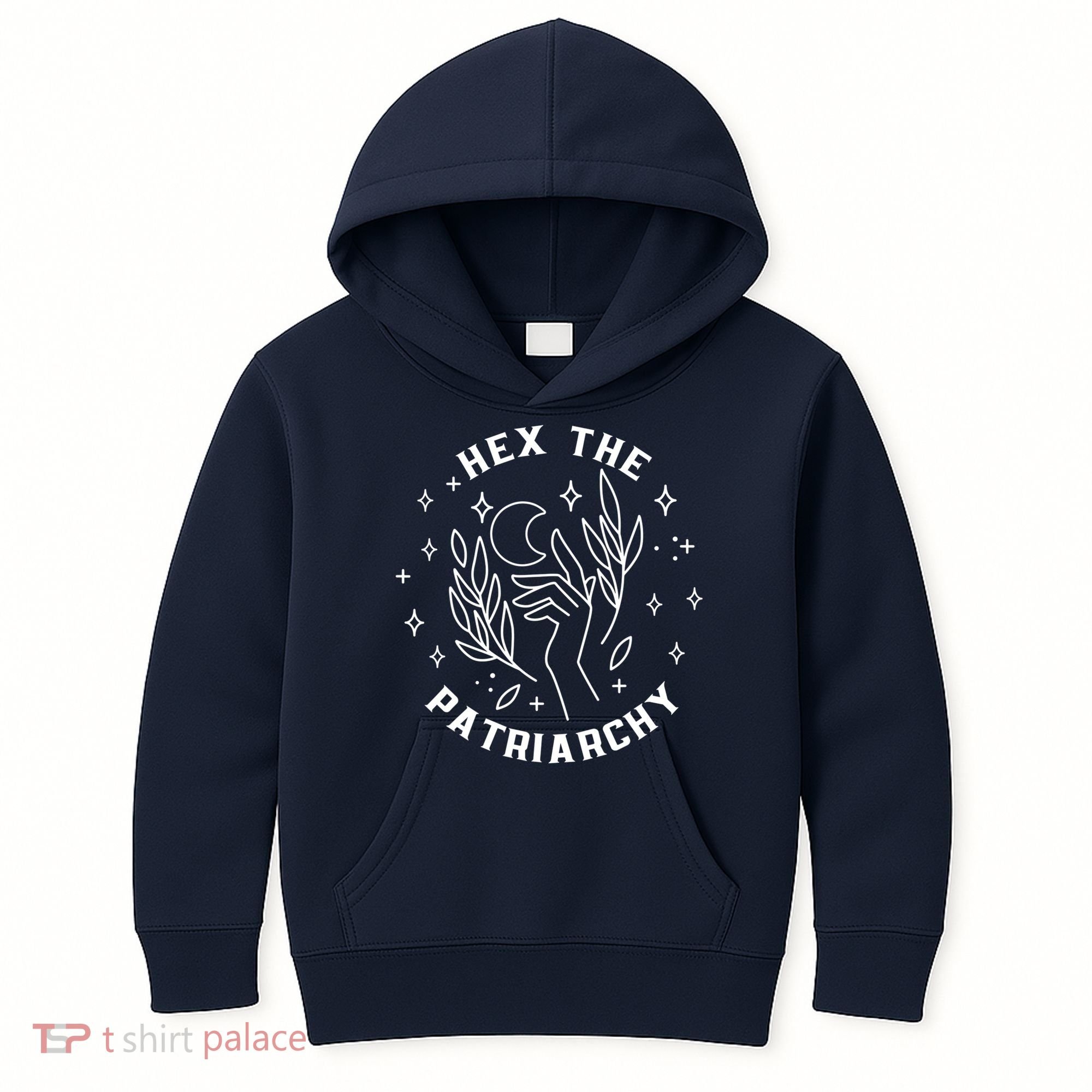 Hex The Patriarchy Shirt Feminist Witch Kids Hoodie