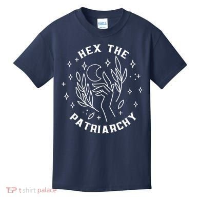 Hex The Patriarchy Shirt Feminist Witch Kids T-Shirt