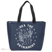 Hex The Patriarchy Shirt Feminist Witch Tote Bag thumb 0