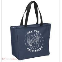 Hex The Patriarchy Shirt Feminist Witch Tote Bag thumb 2