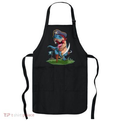 Halloween TRex Pirate Costume Apron