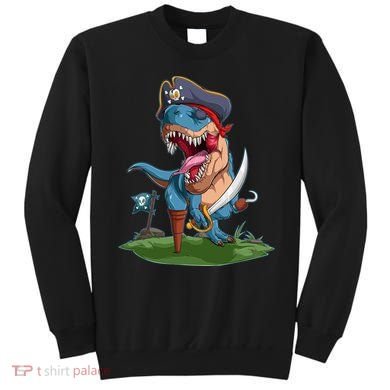Halloween TRex Pirate Costume Sweatshirt