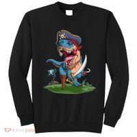 Halloween TRex Pirate Costume Sweatshirt thumb 0