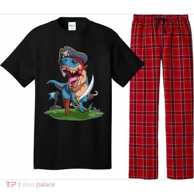 Halloween TRex Pirate Costume Pajama Set