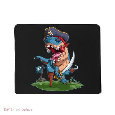 Halloween TRex Pirate Costume Mousepad