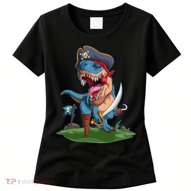 Halloween TRex Pirate Costume Women's T-Shirt