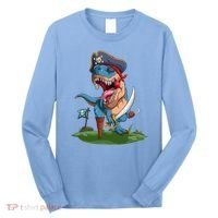 Halloween TRex Pirate Costume Long Sleeve Shirt thumb 0