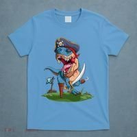 Halloween TRex Pirate Costume T-Shirt thumb 4