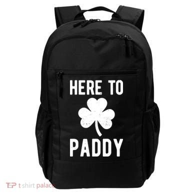 Here To Paddy St Patricks Day Backpack