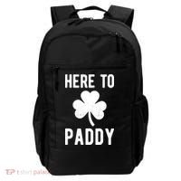 Here To Paddy St Patricks Day Backpack thumb 0
