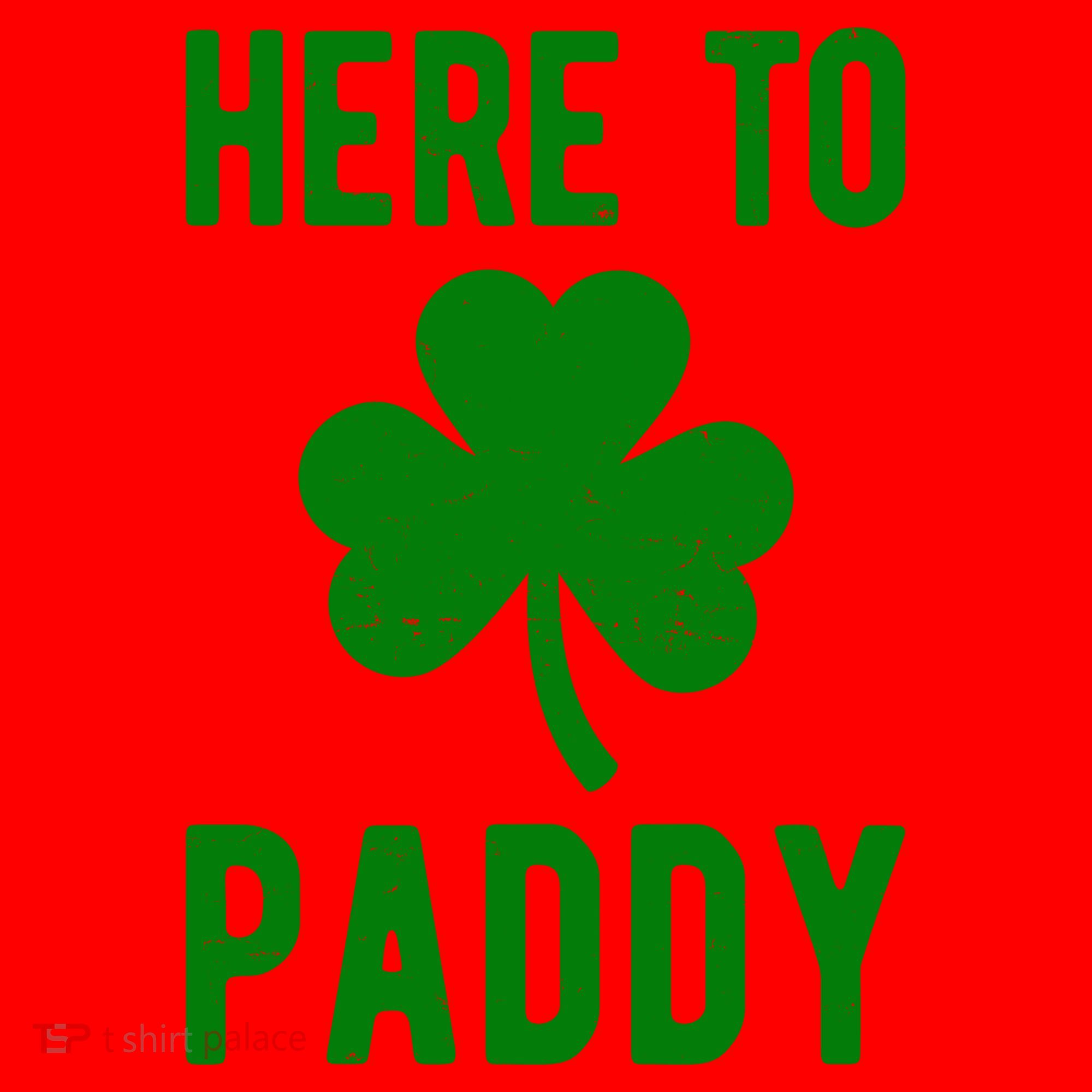 Here To Paddy St Patricks Day Santa Hat