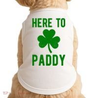 Here To Paddy St Patricks Day Doggie Tank thumb 0